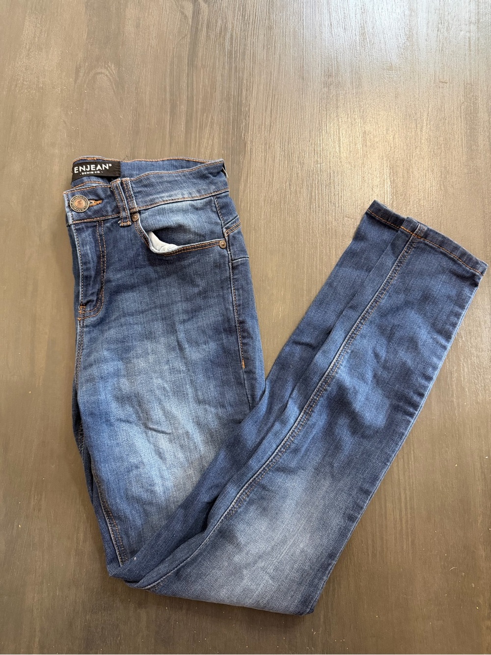 Enjean Dark Wash Stretch Skinny Jeans 3/26